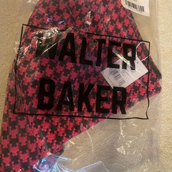 Walter Baker Pink and Black Mini Skirt - Picture 3 of 4